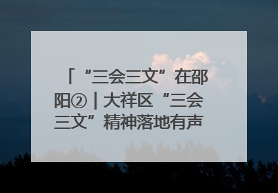 “三会三文”在邵阳②｜大祥区“三会三文”精神落地有声 以实干实绩助力区域高质量发展