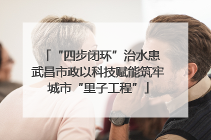 “四步闭环”治水患 武昌市政以科技赋能筑牢城市“里子工程”