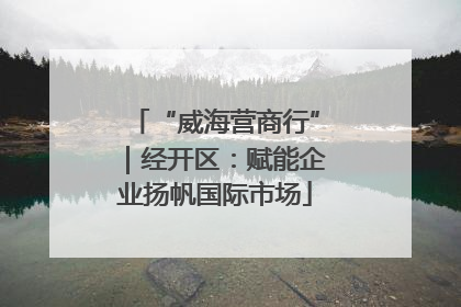 “威海营商行”｜经开区：赋能企业扬帆国际市场