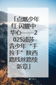 点燃少年红 闪耀中华心——2025浦莎青少年“手拉手”陕西路线丝路续新章