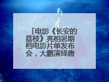 电影《长安的荔枝》亮相暑期档电影片单发布会，大鹏演绎唐朝小人物故事
