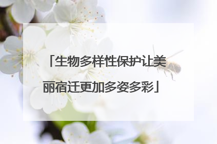 生物多样性保护让美丽宿迁更加多姿多彩