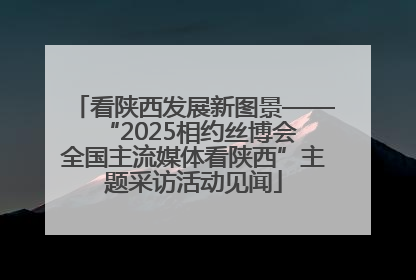 看陕西发展新图景——“2025相约丝博会 全国主流媒体看陕西”主题采访活动见闻