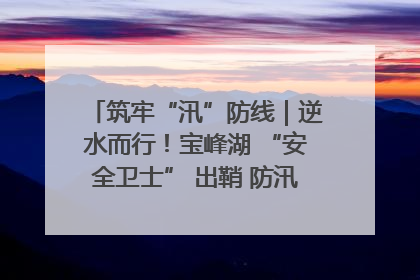 筑牢“汛”防线｜逆水而行！宝峰湖 “安全卫士” 出鞘 防汛应急再添硬核力量