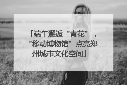 端午邂逅“青花”，“移动博物馆”点亮郑州城市文化空间