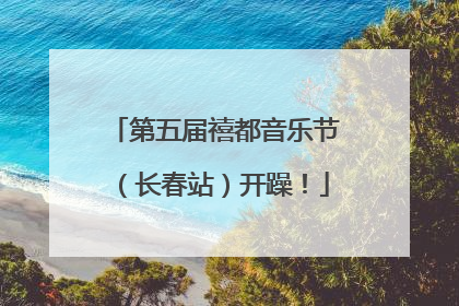 第五届禧都音乐节（长春站）开躁！