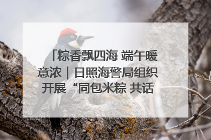 粽香飘四海 端午暖意浓｜日照海警局组织开展“同包米粽 共话端午”系列活动