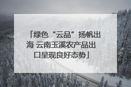 绿色“云品”扬帆出海 云南玉溪农产品出口呈现良好态势