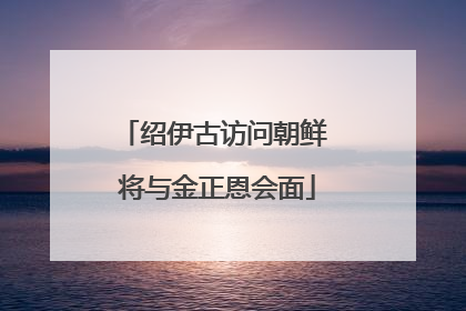 绍伊古访问朝鲜 将与金正恩会面