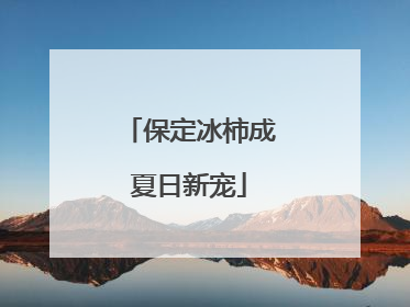 保定冰柿成夏日新宠