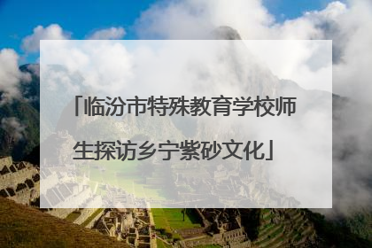 临汾市特殊教育学校师生探访乡宁紫砂文化