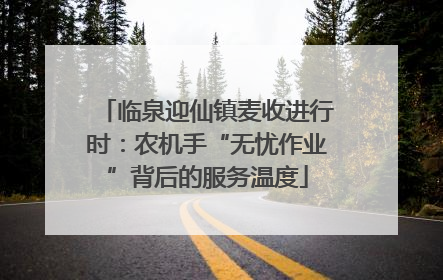 临泉迎仙镇麦收进行时：农机手“无忧作业”背后的服务温度