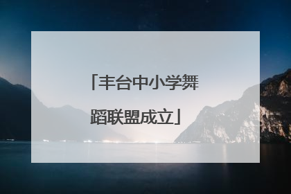丰台中小学舞蹈联盟成立