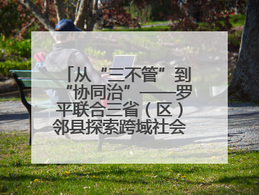 从“三不管”到“协同治”——罗平联合三省（区）邻县探索跨域社会治理新模式
