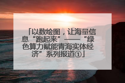 以数绘图，让海量信息“跑起来”——“绿色算力赋能青海实体经济”系列报道①