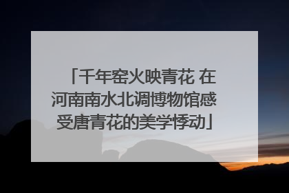 千年窑火映青花 在河南南水北调博物馆感受唐青花的美学悸动