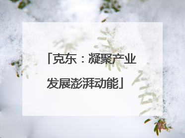 克东：凝聚产业发展澎湃动能