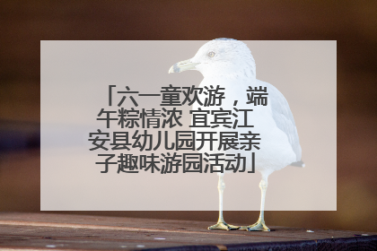 六一童欢游，端午粽情浓 宜宾江安县幼儿园开展亲子趣味游园活动