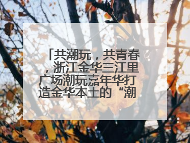 共潮玩，共青春，浙江金华三江里广场潮玩嘉年华打造金华本土的“潮玩”IP