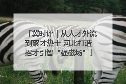 冀时评｜从人才外流到聚才热土 河北打造招才引智“强磁场”