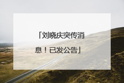 刘晓庆突传消息！已发公告
