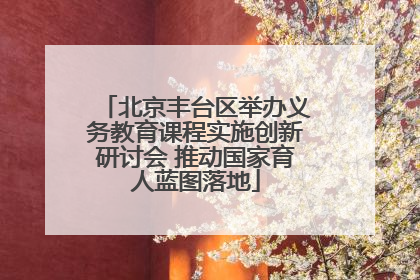 北京丰台区举办义务教育课程实施创新研讨会 推动国家育人蓝图落地