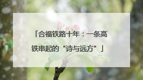 合福铁路十年：一条高铁串起的“诗与远方”