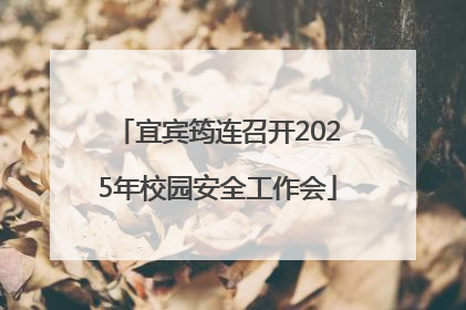 宜宾筠连召开2025年校园安全工作会