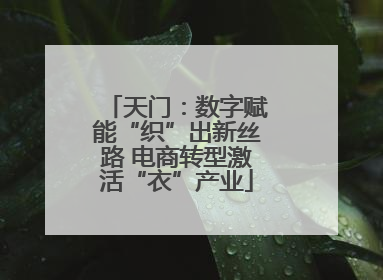 天门：数字赋能“织”出新丝路 电商转型激活“衣”产业