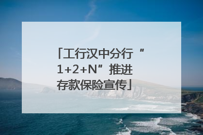 工行汉中分行“1+2+N”推进存款保险宣传