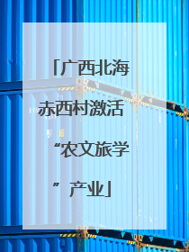 广西北海赤西村激活“农文旅学”产业