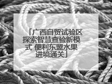 广西自贸试验区探索智慧查验新模式 便利东盟水果进境通关