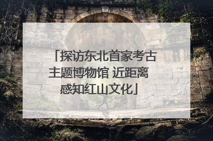 探访东北首家考古主题博物馆 近距离感知红山文化