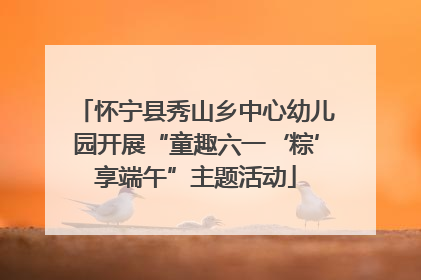 怀宁县秀山乡中心幼儿园开展“童趣六一‘粽’享端午”主题活动