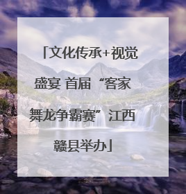 文化传承+视觉盛宴 首届“客家舞龙争霸赛”江西赣县举办