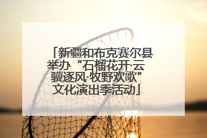 新疆和布克赛尔县举办“石榴花开·云骥逐风·牧野欢歌”文化演出季活动