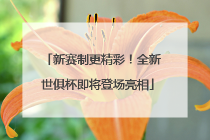 新赛制更精彩！全新世俱杯即将登场亮相