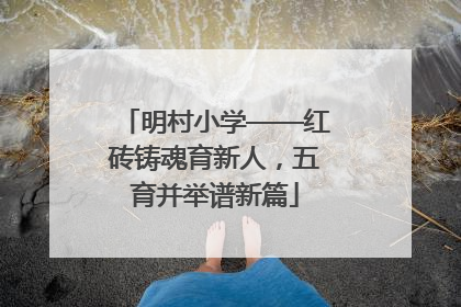 明村小学——红砖铸魂育新人，五育并举谱新篇