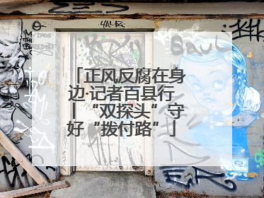 正风反腐在身边·记者百县行丨“双探头”守好“拨付路”