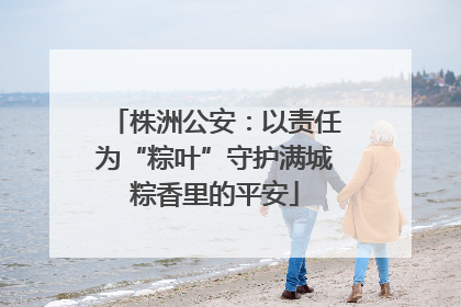 株洲公安：以责任为“粽叶”守护满城粽香里的平安