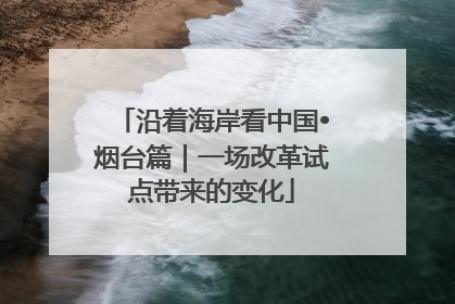 沿着海岸看中国•烟台篇｜一场改革试点带来的变化