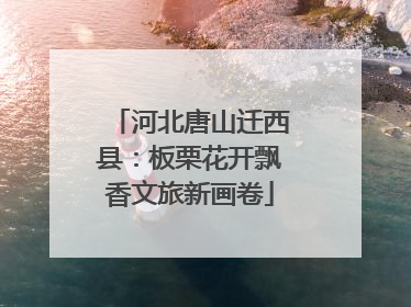 河北唐山迁西县：板栗花开飘香文旅新画卷
