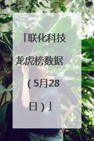 联化科技龙虎榜数据（5月28日）