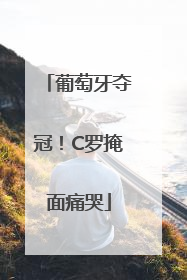 葡萄牙夺冠！C罗掩面痛哭