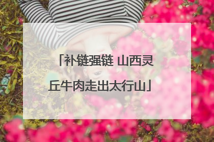 补链强链 山西灵丘牛肉走出太行山