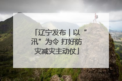 辽宁发布｜以“汛”为令 打好防灾减灾主动仗