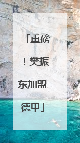 重磅！樊振东加盟德甲
