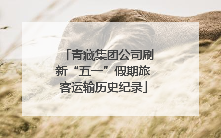 青藏集团公司刷新“五一”假期旅客运输历史纪录