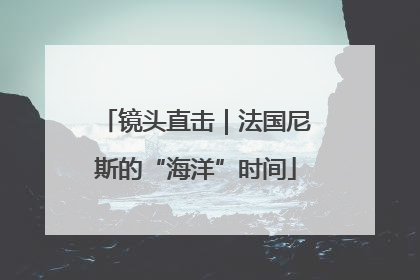 镜头直击｜法国尼斯的“海洋”时间