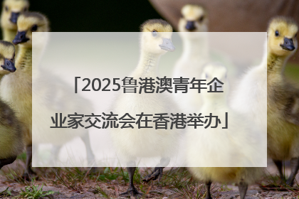 2025鲁港澳青年企业家交流会在香港举办